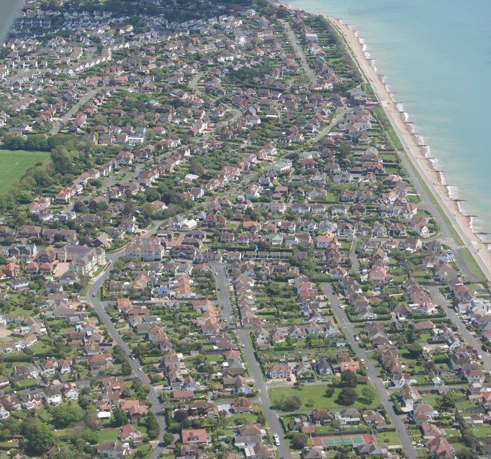 Aerial view of Felpham