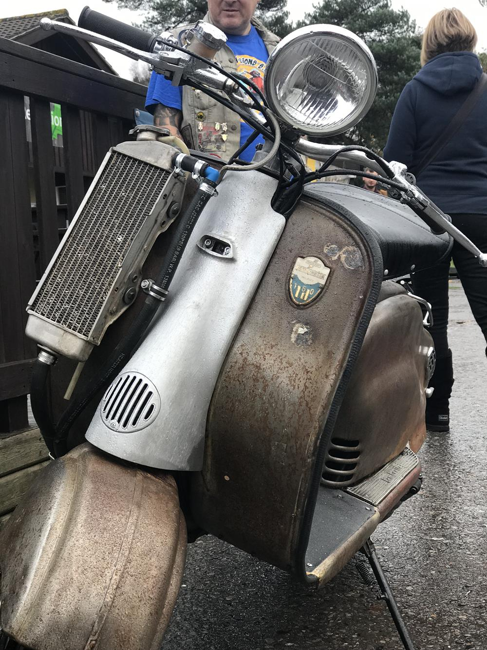 Rusty Lambretta scooter