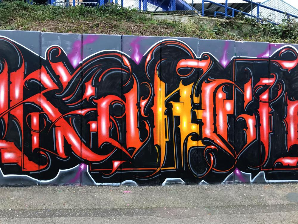 Street art in Specks Lane, Portsmouth