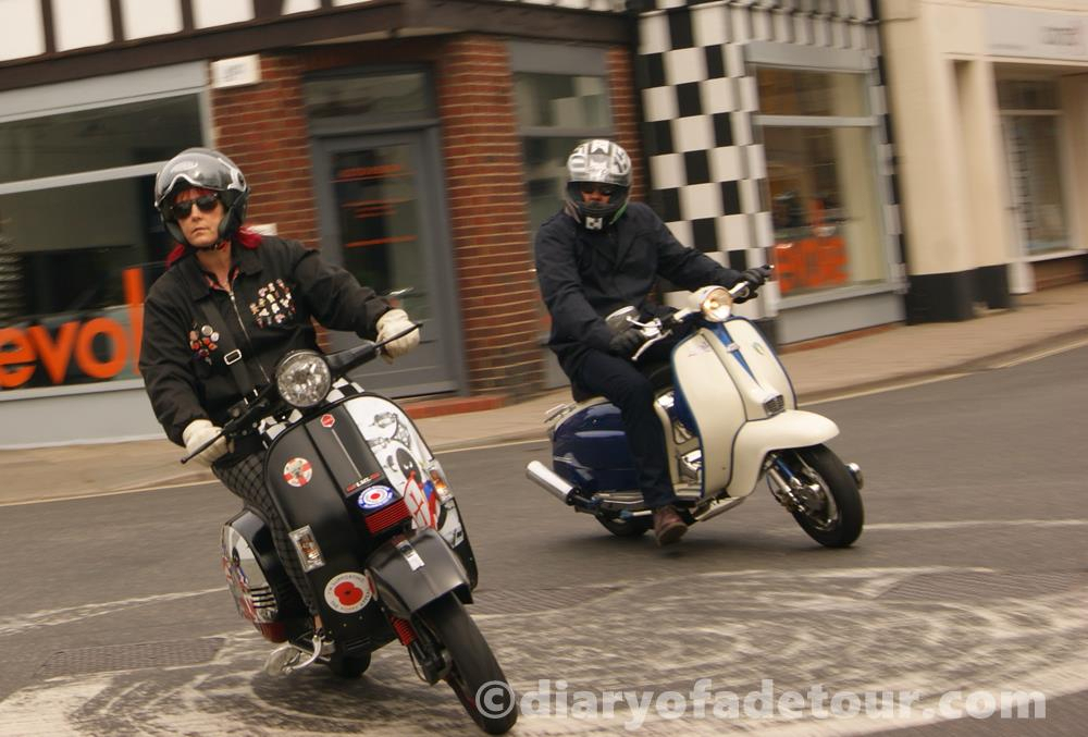 Scooters riding through Midhurst