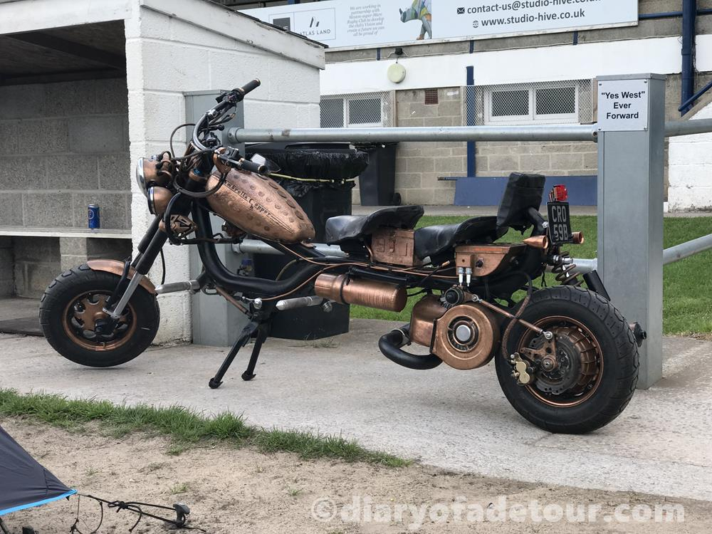Copper Lambretta chopper