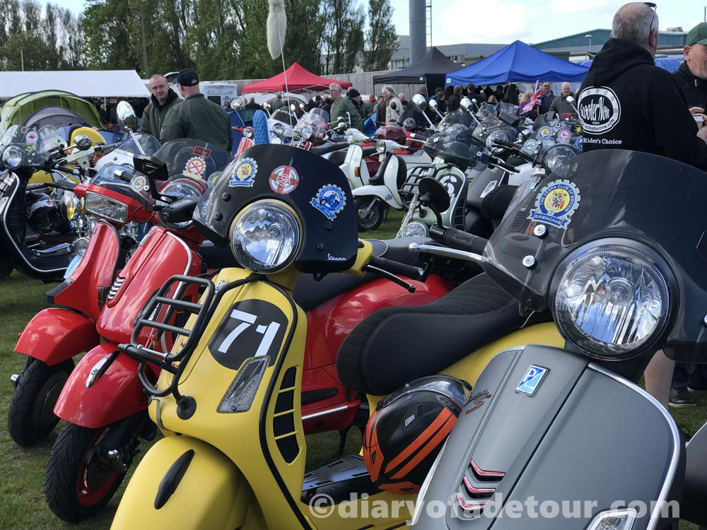 GTS scooters at Weston Super Mare scooter rally