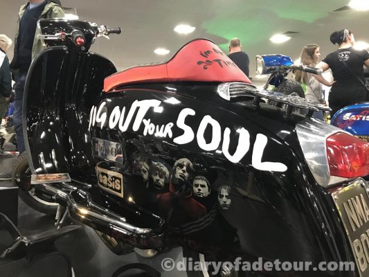 Dig-Out-Your-Soul-Lambretta-scooter-expo Dig Out Your Soul custom Lambretta side panel at Scooter Expo 2019