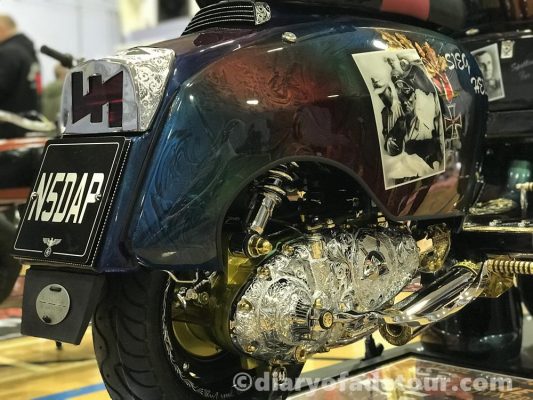 Seig-Heil-Lambretta-engraved-engine