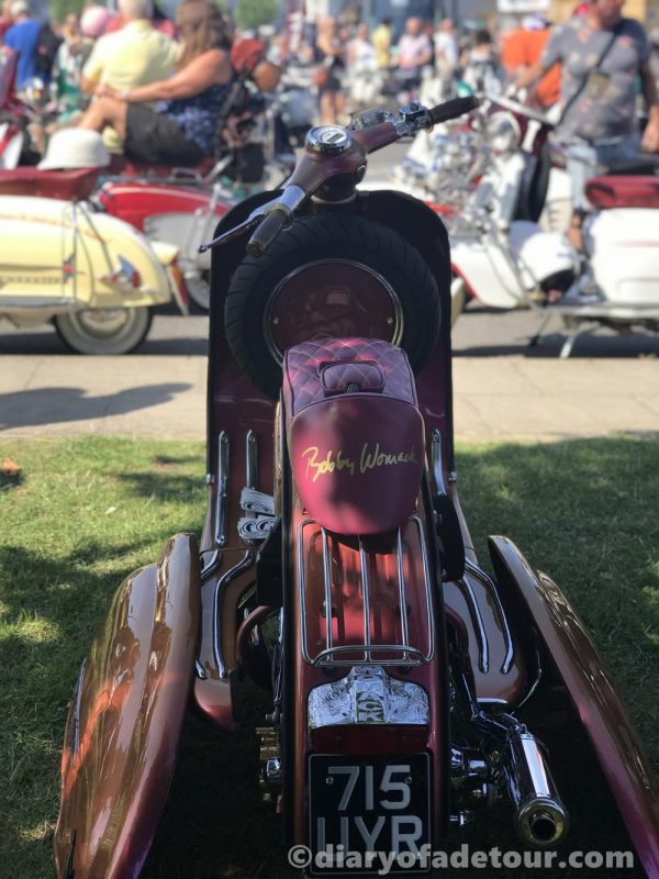 Bobby Womack themed custom Lambretta