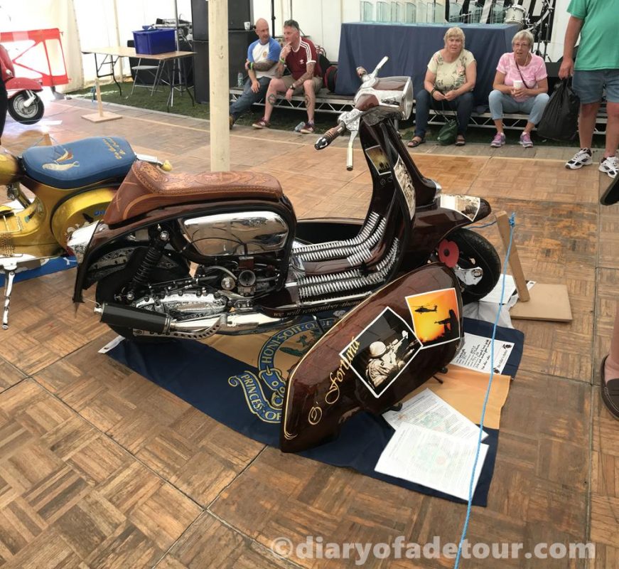 O Fortuna at the Isle of Wight scooter rally in 2019