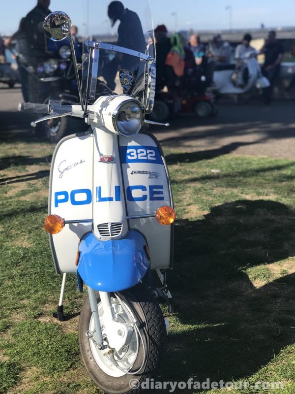 Police themed Lambretta