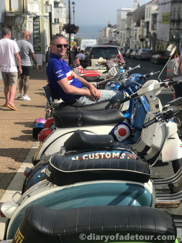 Scooters in Union Street, Ryde