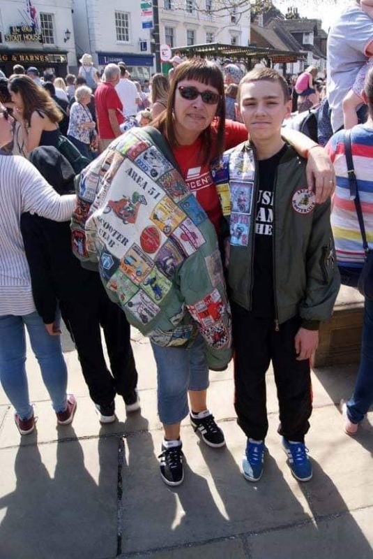 Sarah George with her son Joe