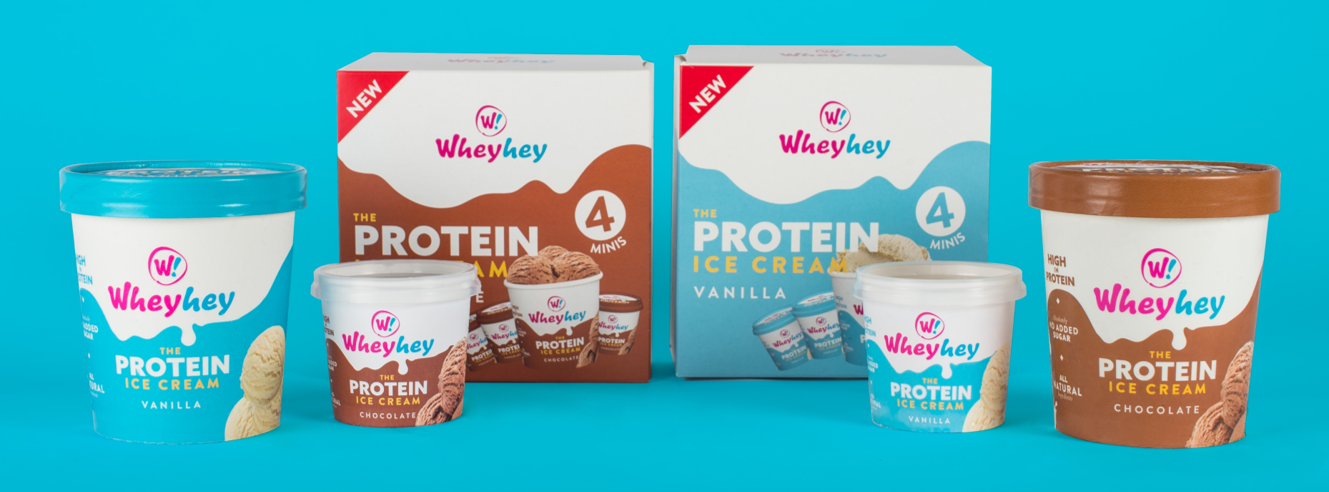 Wheyhey Healthy ice creams reviewed : low sugar, low calorie treats are possible!